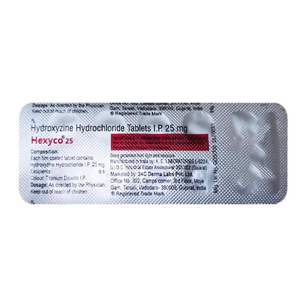 HEXYCO 25 Tablet 10's