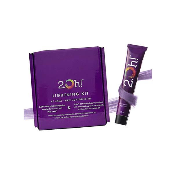 Netmeds | 2.Oh! Semi Permanent Hair Color + Lightning Kit - Lavender Combo 1's