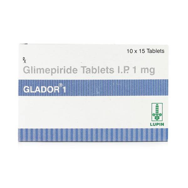GLADOR 1mg Tablet 15's - Diabetes-Ant