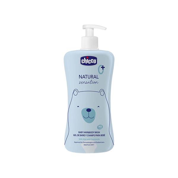 Netmeds | Chicco Baby Hair & Body Cleanser Natural Sensation 500 ml
