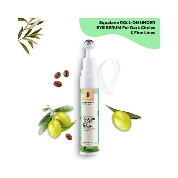 Pilgrim Squalane ROLL-ON UNDER EYE SERUM 15 ml - Eye Gels & Roll-On
