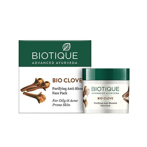 Netmeds | Biotique Bio Clove Purifying Anti Blemish Face Pack - Oily & Acne Prone Skin 75 gm