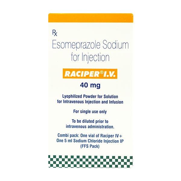 Raciper 40mg Injection 5ml - Ulcer/Reflux/Flatulence-Aaa