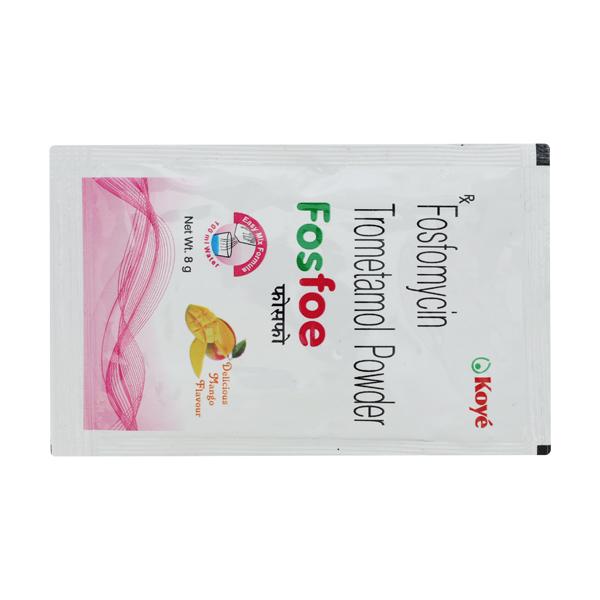 Fosfoe DELICIOUS MANGO FLAVOUR Powder 8Gm - Bacterial Infections-OAB