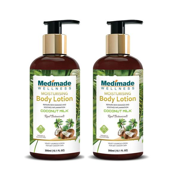 Medimade Coconut Milk Moisturizing Body Lotion (Pack of 2) 1's - Lotions & Creams