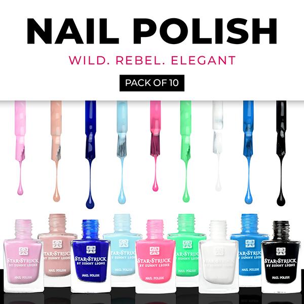 Star Struck by Sunny Leone Nail Polish Sky Blue 8 ml - Nail Polish