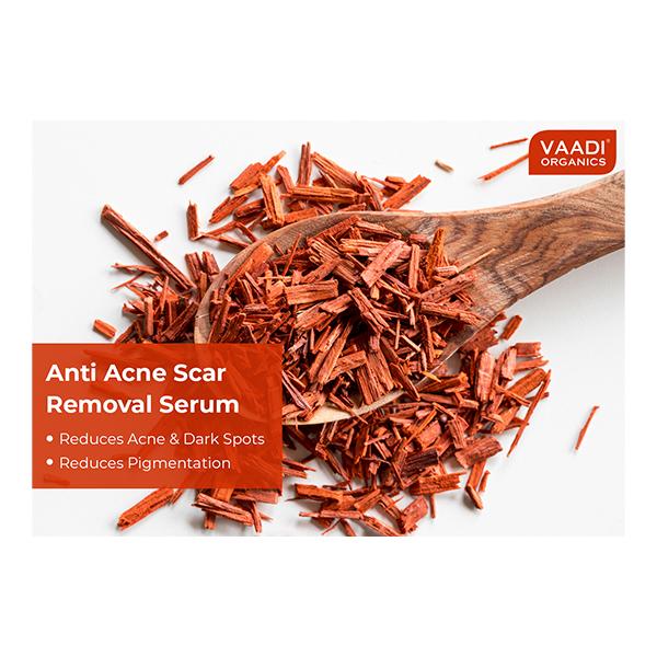 Vaadi Herbals 100% Pure Essential Oil - Anti Acne Scar Removal Serum with Sandalwood Oil 10 ml - Essential Oils