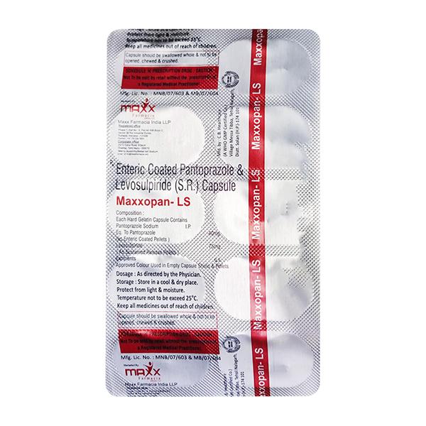 MAXXOPAN LS Capsule 10's - Ulcerative Colitis/Bowel Inflammatory Disease-Ant