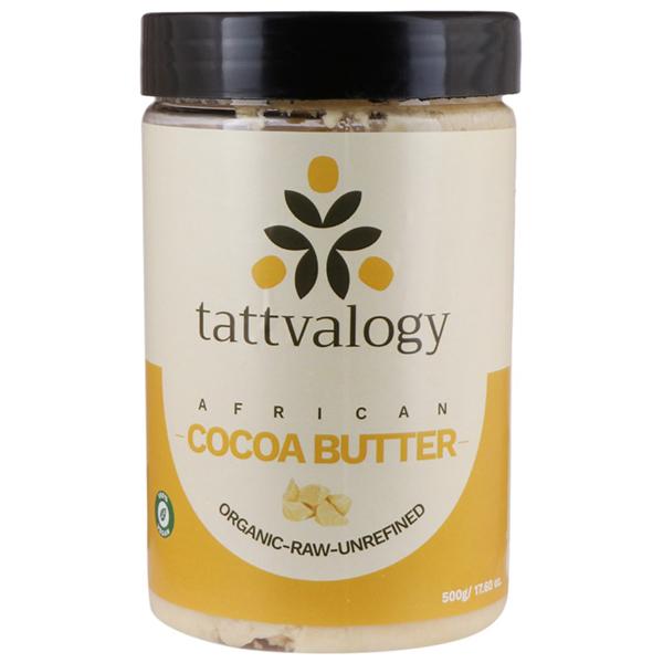 Tattvalogy African Cocoa Butter Raw Unprocessed & Unrefined 500 gm