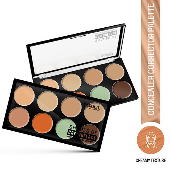 Netmeds | Insight Cosmetics Shades of Camouflage Concealer Corrector Palette 24 gm