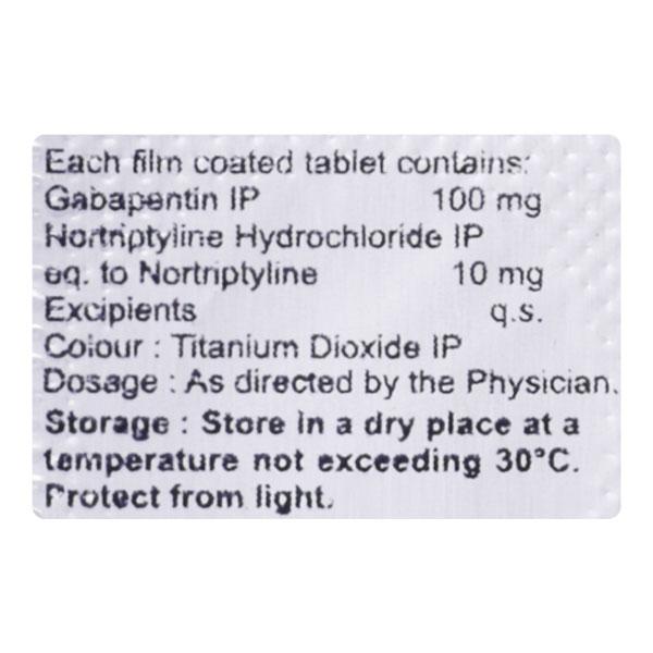 TRUGABA NT 100 Tablet 10's - Neuropathic Pain-Dru