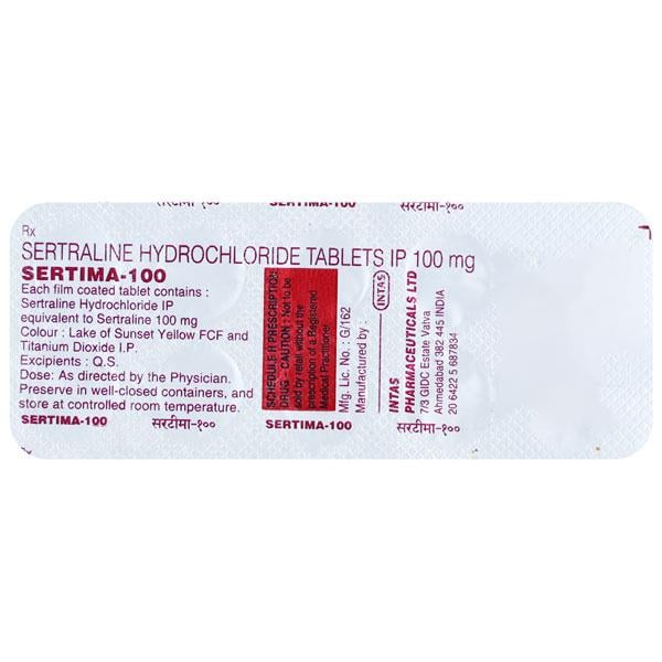 Netmeds | Sertima 100mg Tablet 10'S