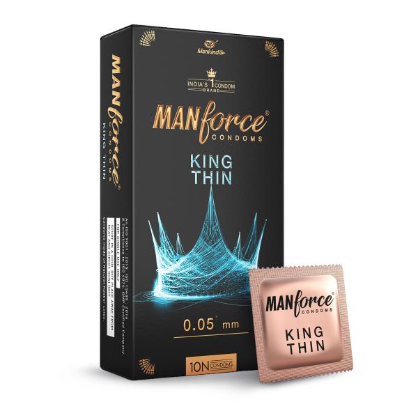 Netmeds | Manforce King Thin Condoms 3's