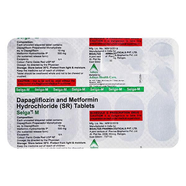 SELGA M Tablet 10's - Diabetes-Ant
