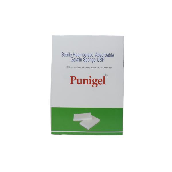 Netmeds | Punigel Standard Sterile Haemostatic Absorbable Gelatine Sponge (Pack of 80 x 50 x 10 mm)
