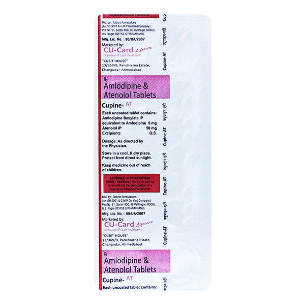 CUPINE AT Tablet 10's - Hypertension-Cal