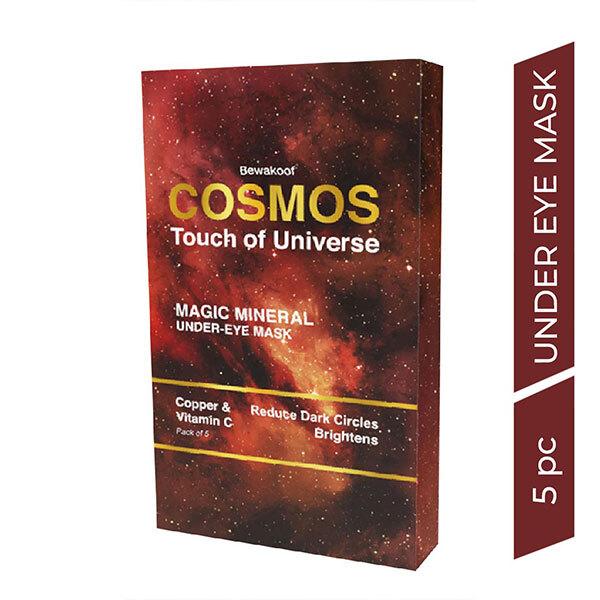 Cosmos by Bewakoof Brightening Magic Mineral Under Eye Mask Powered By Copper & Vitamin-C (Pack of 5) 1's - Eye Masks