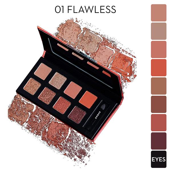 Netmeds | SUGAR Cosmetics Blend The Rules Eyeshadow Palette - 01 Flawless (Warm Neutrals) 10.4 gm