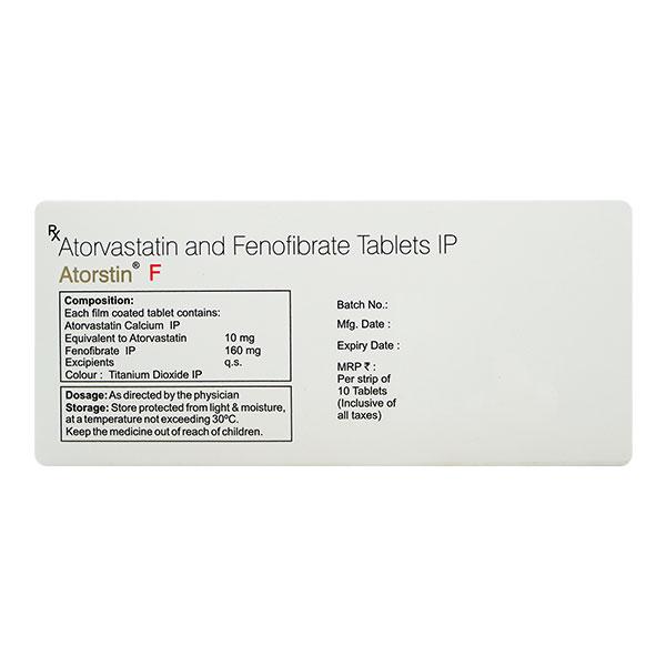 ATORSTIN F Tablet 10's - High Cholesterol-Dys