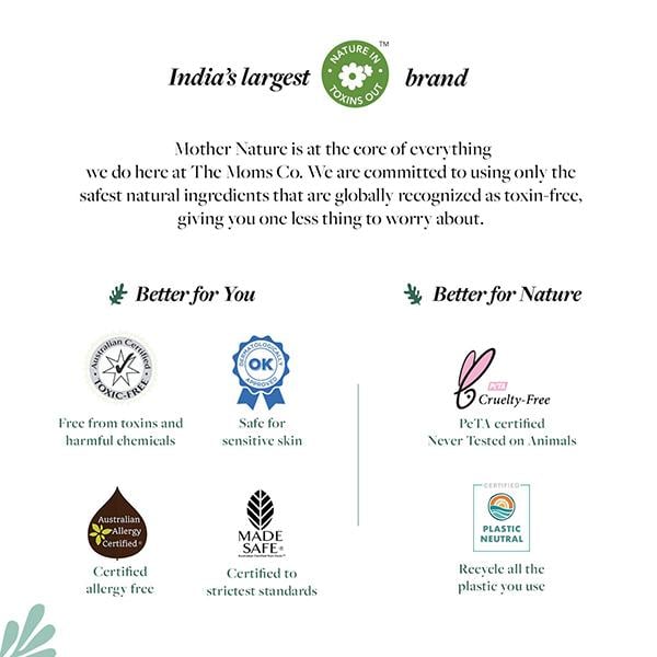 The Moms Co. Natural Diaper Rash Cream 25gm - Rash Creams