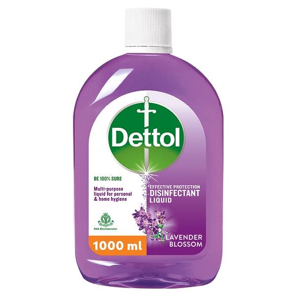 Netmeds | Dettol Effective Protection Disinfectant Liquid - Lavender Blossom 1 litre