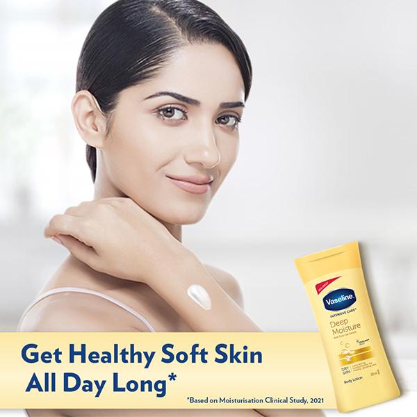 Vaseline Intensive Care Deep Moisture Serum In Lotion For Dry Skin 90 ml - Lotions & Creams