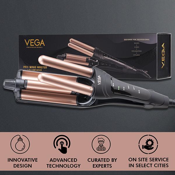 VEGA Professional Pro Wave Master 4 In 1 Deep Hair Waver, (VPPMS-04) 1's - Rollers & Curlers
