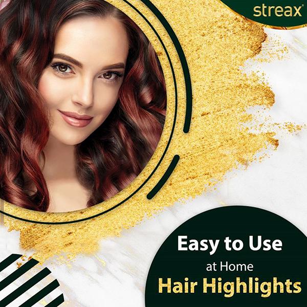 Streax Coffee collection Ultralights Highlighting Kit - Hazel Brown 1's - Crème