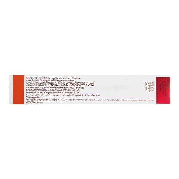 INFLUVAC TETRA 2025/2026 Prefilled Syringe(Pfs) 0.5ml - Vaccines