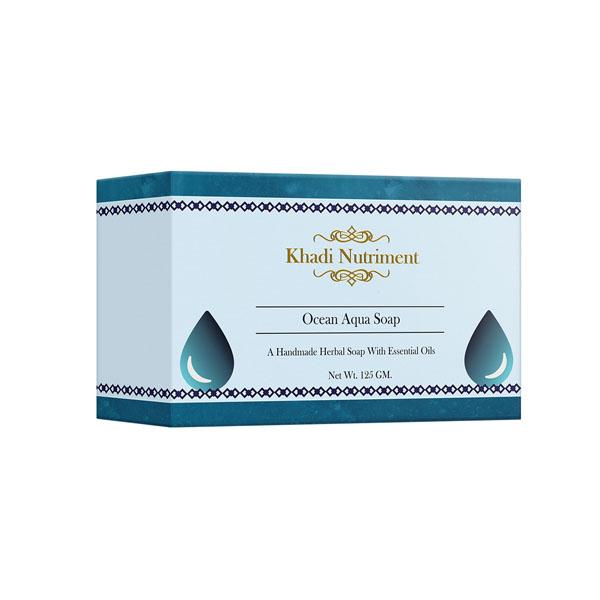Nutriment, Khadi Nutriment Ocean Aqua Soap 125 gm - Soaps