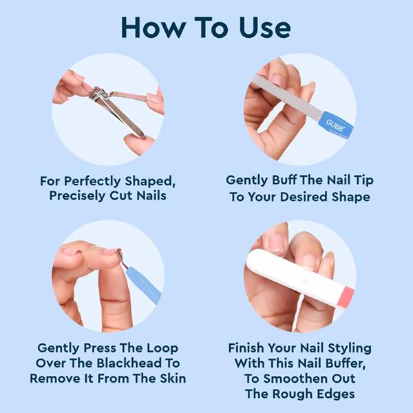 GUBB Manicure Kit 4 In 1 100 gm - Manicure & Pedicure Kits