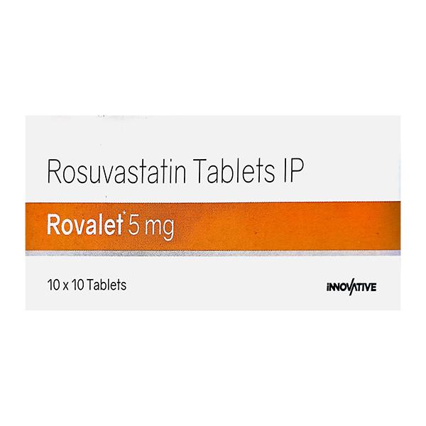 ROVALET 5mg Tablet 10's - High Cholesterol-Dys