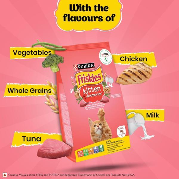 Nestle Purina Friskies Kitten Discoveries Cat Food 1 kg - Petfood