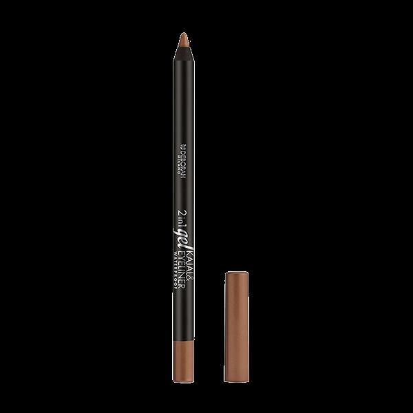 Deborah Milano 2-In-1 Gel Kajal and Eyeliner Waterproof - 14 1.4gm