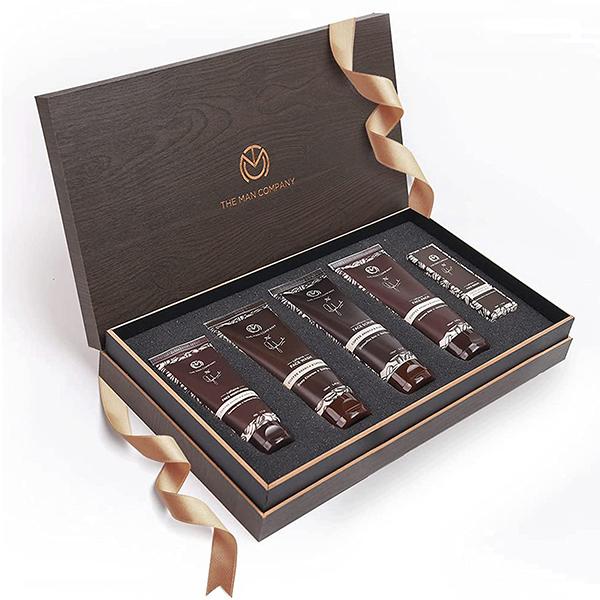 Netmeds | The Man Company Complete Caffeine Face Care Kit for Men Face Scrub, Face Wash, Face Pack, Face Serum & Face Cream 1's