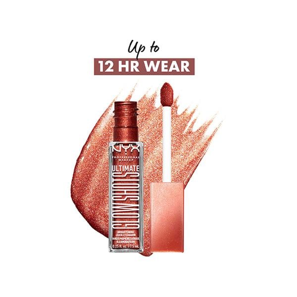 Nyx Professional Makeup Ultimate Glow Shots Liquid Eyeshadow - Twisted Tangerine 7.5 ml - Eyeshadow, Bases & Primers