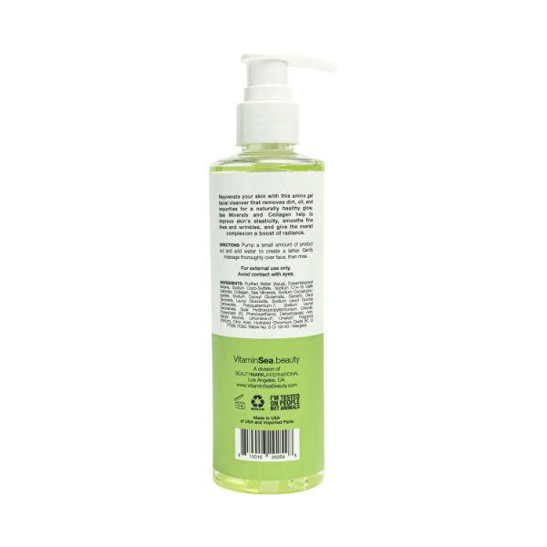 VITAMINS & SEA BEAUTY, Amino Gel Facial Cleanser 237ml - Scrubs & Exfoliants
