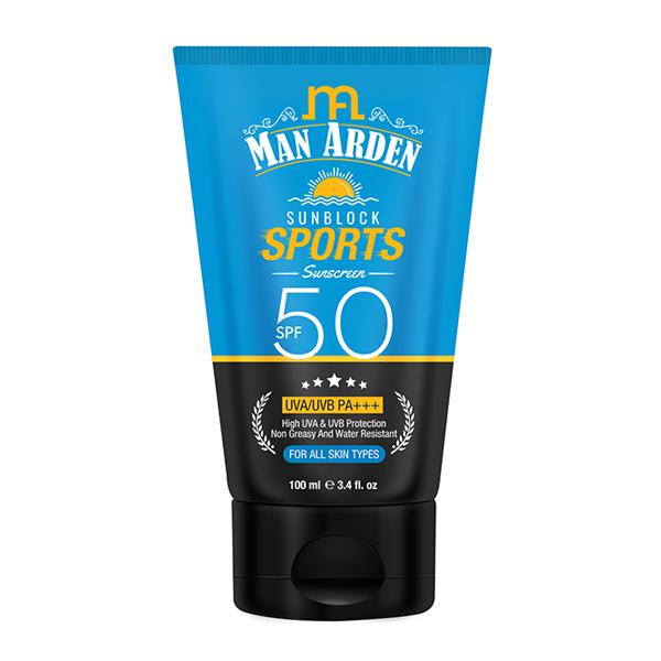 Netmeds | Man Arden SPF 50 SunBlock Sports Sunscreen 100 ml