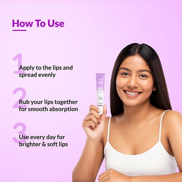Fixderma SPF 50+ PA+++ 4% Kojic Acid Brightening Lip Balm 15 ml - Lip Balms