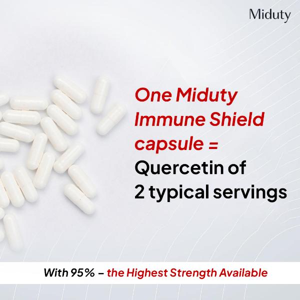 Miduty Immune Shield Capsules 60's - Vitamin C
