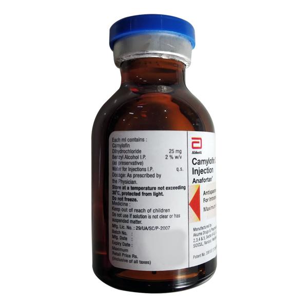 Anafortan 25mg Injection 20ml - Muscle Spasm-Ant