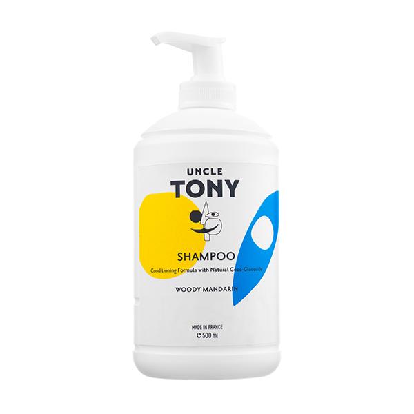 Uncle Tony Hair Shampoo With Coco Glucoside Woody Mandarin 500ml - Shampoos