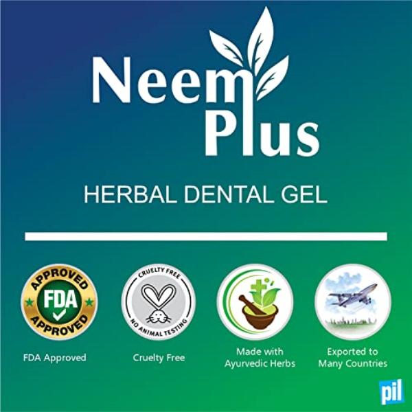 Neem Plus Herbal Dental Gel (Pack Of 2 X 100 g) 1's - Toothpaste