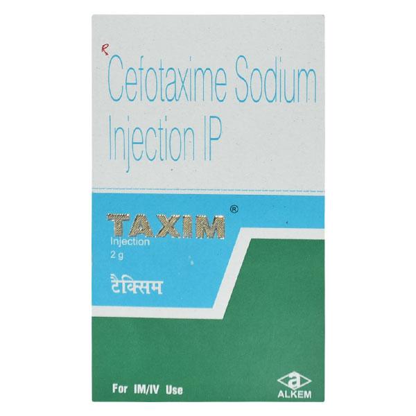 TAXIM 2gm Injection 1's - Bacterial Infections-Cep