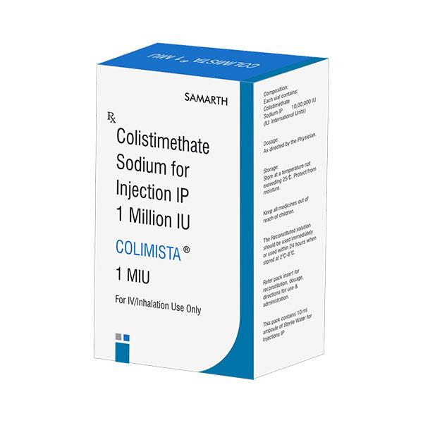 COLIMISTA 1miu Injection 1's - Bacterial Infections-OAB