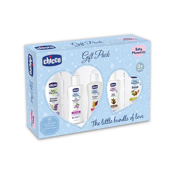 Netmeds | Chicco Baby Moments Baby Essential Set Blue 100 gm