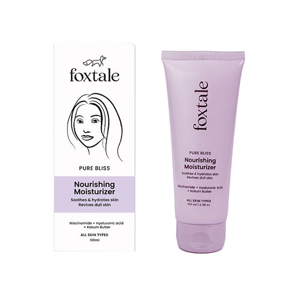 Foxtale Nourishing Ceramide Moisturiser for 100 hrs of Hydrated, Glowing Skin 100 ml - Face Moisturizers