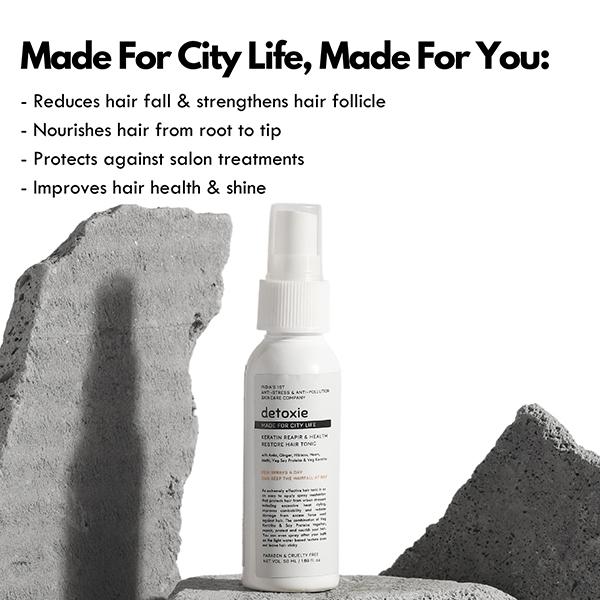 Detoxie Keratin Reapir and Health Restore Hair Tonic 50 ml - Hair Treatment