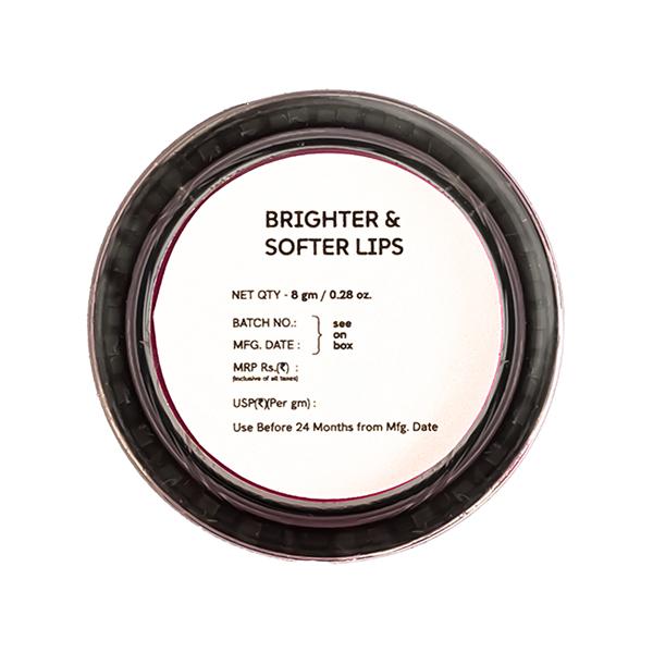 Aravi Organic Lip Lightning Beetroot Lip Balm For Nourishing and Soft Glossy Lips 8 gm - Lip Balms