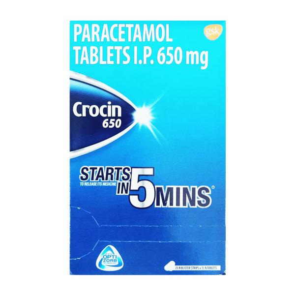 Netmeds | Crocin 650mg Tablet 15'S